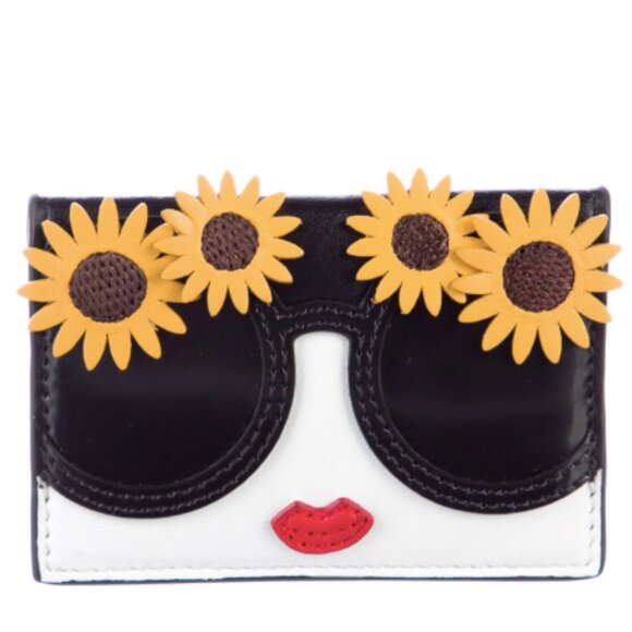 Alice + Olivia | Leather Printed Compact Wallet - Picture 2 of 13